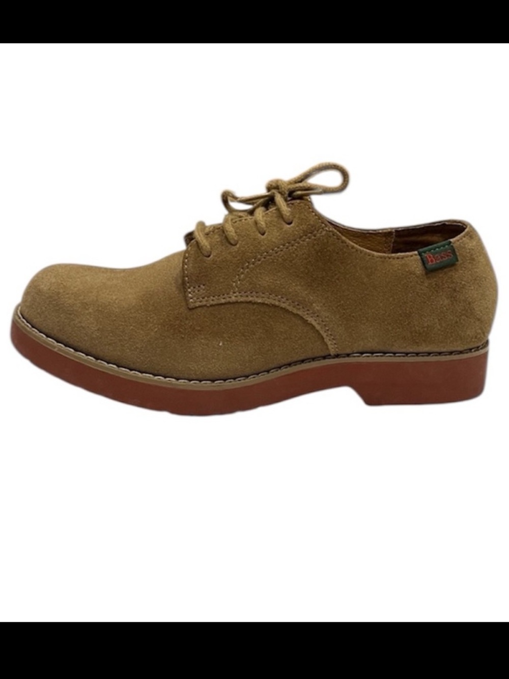 GH Bass Co. Brown Suede Leather Nubuck Lace Up Oxford Shoes Youth Boys Kids 3